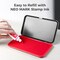 NEO MARK Large Stamp Pad - 3.50"x 6.25", Magnetic Lid, Premium Quality Felt Stamp Pad (Red)